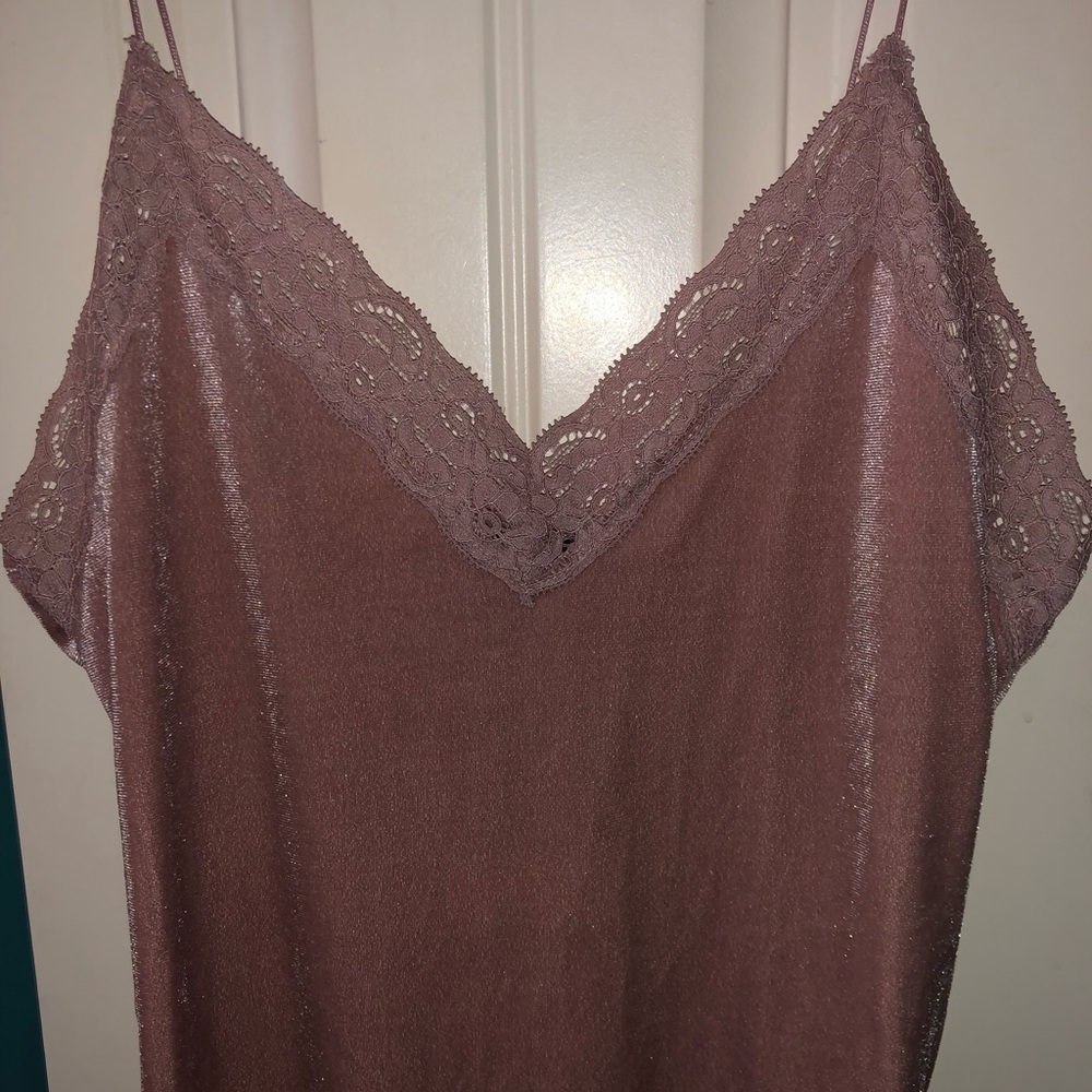 Velvet lace body suit